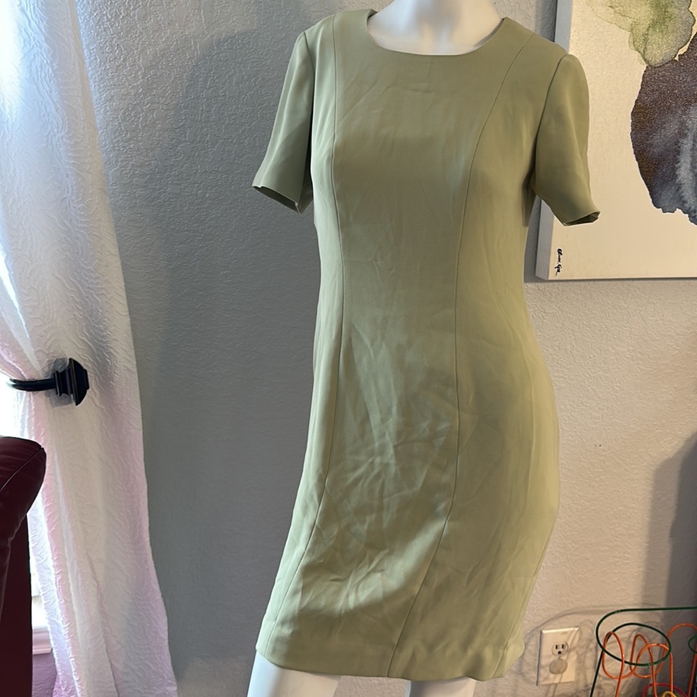 VTG Charter Club lime green Dress